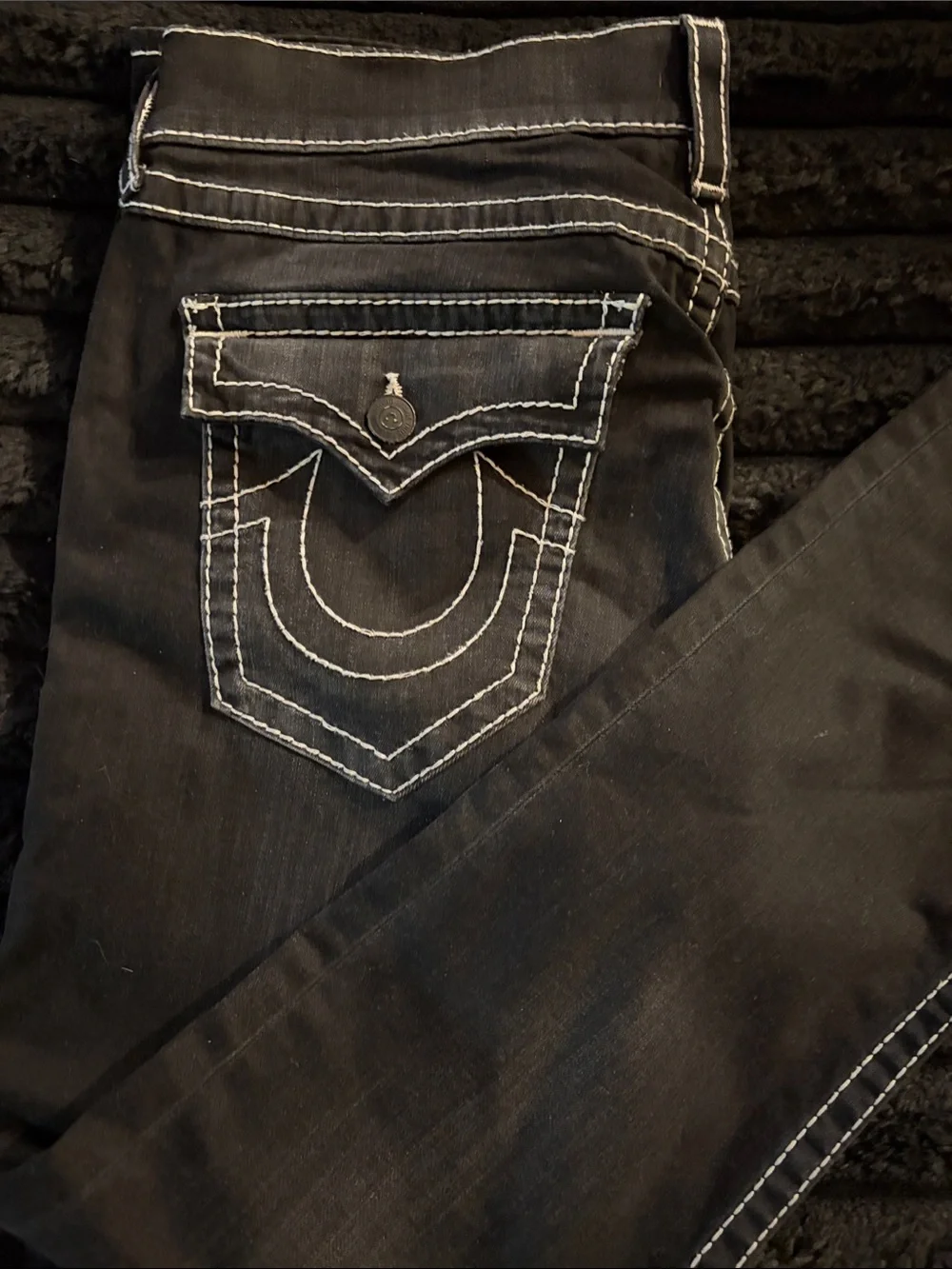 True Religion Super T Flap Skinny Jeans